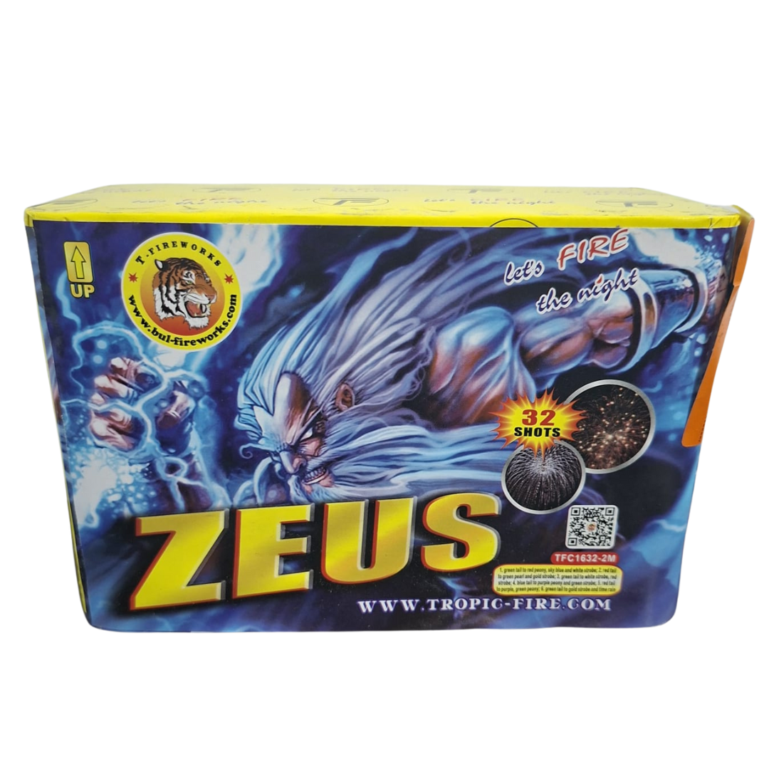 Baterie de artificii Zeus, 32 focuri, calibru 20